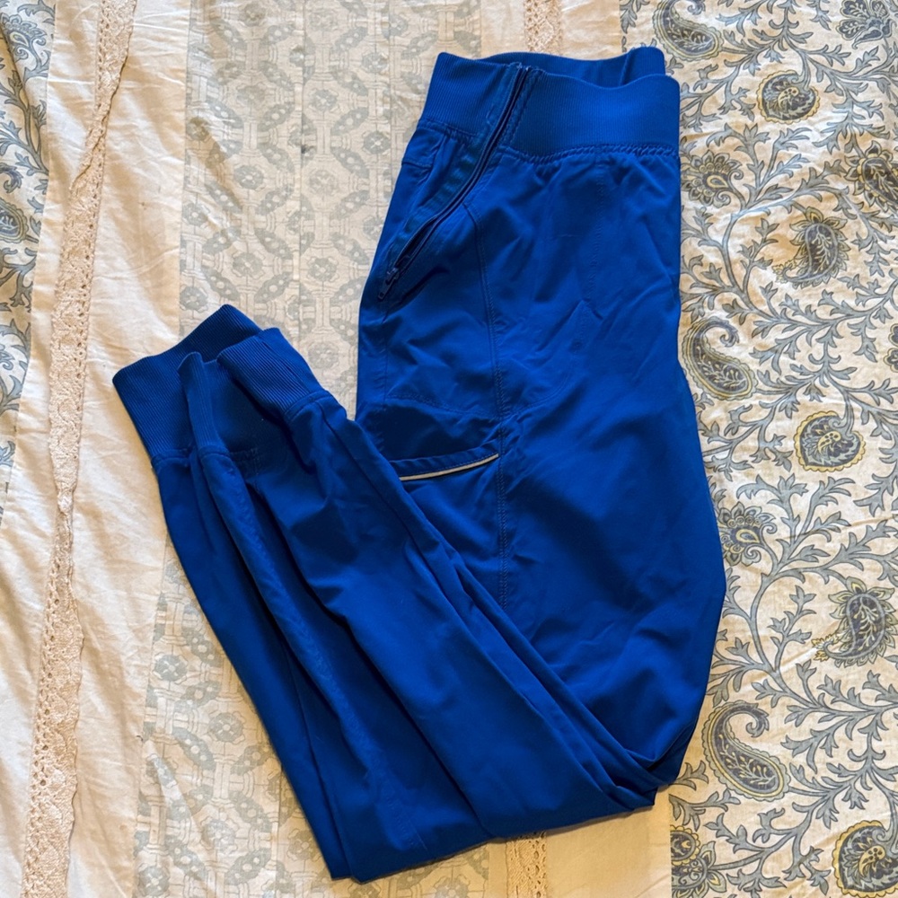 Royal blue scrub pants